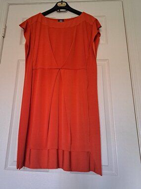 Vince Camuto Pumpkin Color Stylish Dress Size 2